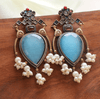 Neelambari Oxidized earring - gulnoorbymalavika