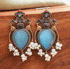 Neelambari Oxidized earring - gulnoorbymalavika