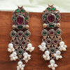 Ratnavali Oxidized Earring - gulnoorbymalavika