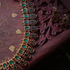 Varaham Kemp Necklace with Earring GUL-063 - gulnoorbymalavika